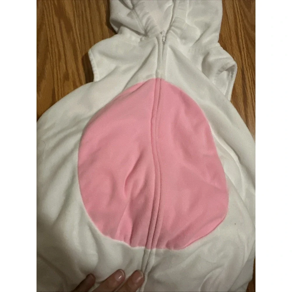 Carters White And Pink Unicorn  24 Months Halloween Costume Hooded Zipper